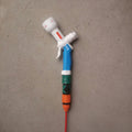 Adaptateur de joint de tuyau d'eau Extension de réparation Nipple Quick Connect Valve Switch poignée Installer