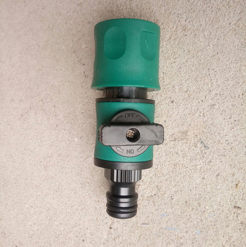 Adaptateur de joint de tuyau d'eau Extension de réparation Nipple Quick Connect Valve Switch poignée Installer