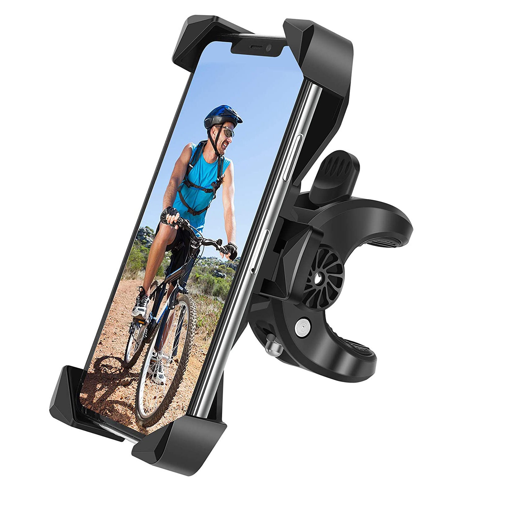Support anti-falling et anti-Shake Bracket de moto Automatique télescopique quatre-C