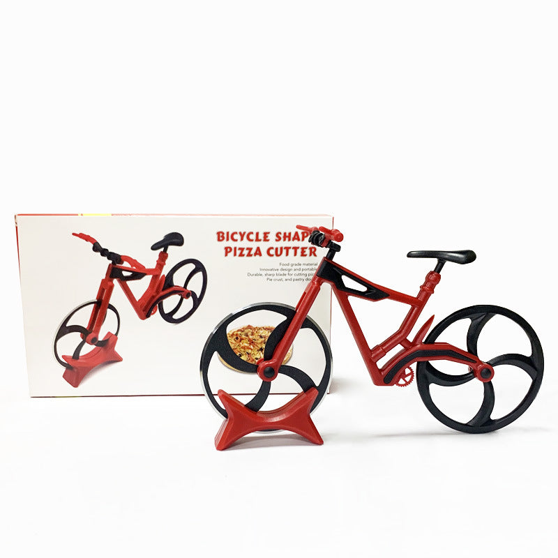Cutter de pizza en acier inoxydable en boîte de couleur