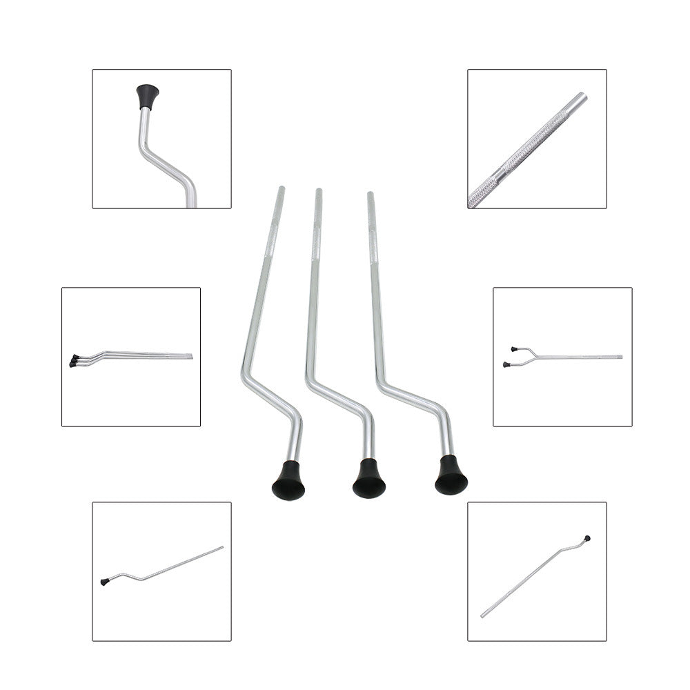 Metal Tom Drum Jambes Anti-Skid Surface Plaquage Pièces de percussion Accs Argent