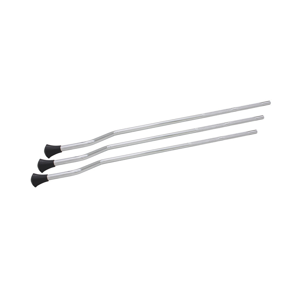 Metal Tom Drum Jambes Anti-Skid Surface Plaquage Pièces de percussion Accs Argent