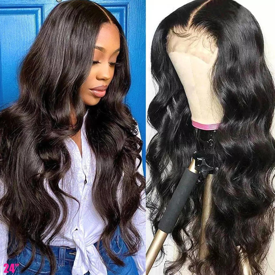 Couleur solide Perruque à cheveux longs Européen et américain Femmes mi-longueur cheveux bouclés