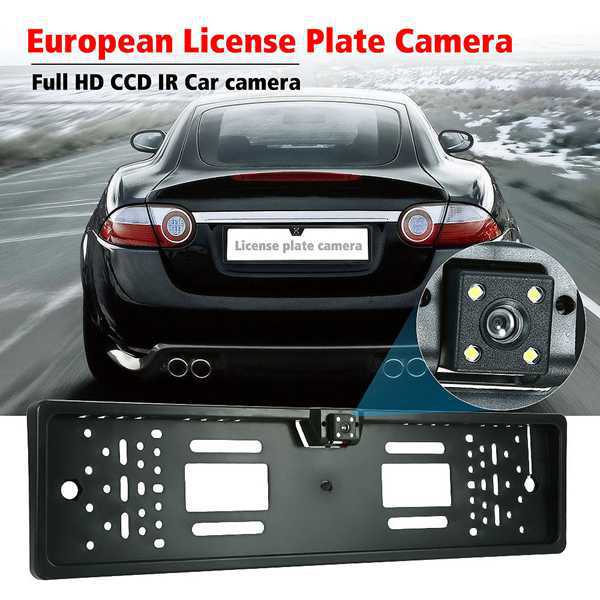 Cadre de plaque de licence européenne CCD HD Car Arrière