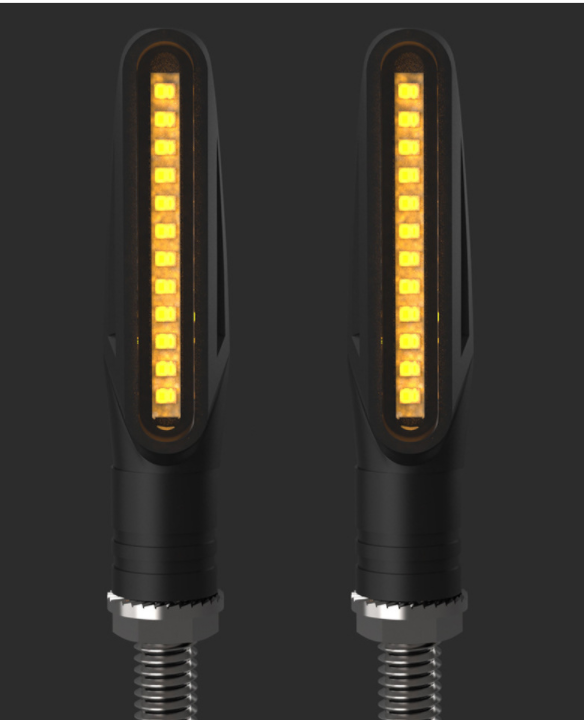 Feedopal 4PCS Amber 12LED Imperméable