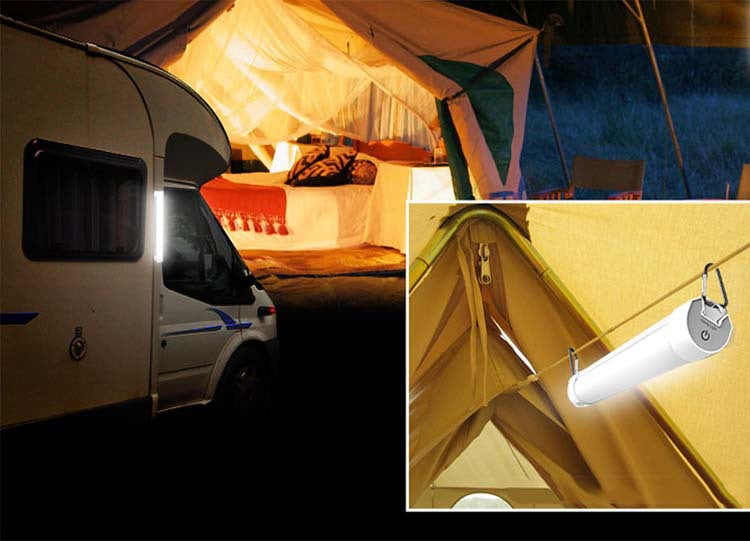 En plein air Fort aimant Portable Camping léger urgence Lampe de camping de tente Télécommande portable