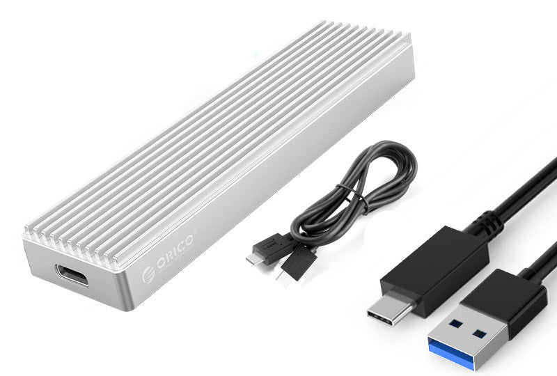 M. 2 Boîtier disque dur Nvme Disque dur externe lecteur Usb3.1 Solid State Mobile Disque dur Cas
