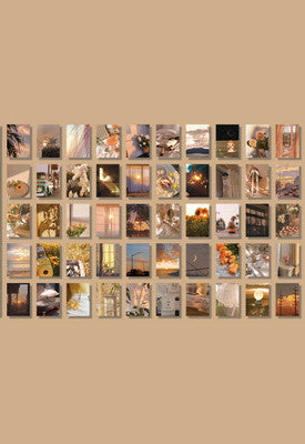 Ye Mipu Pu Fu Qi et autocollants de papier ce compte à main ins simple compte à main collage smal