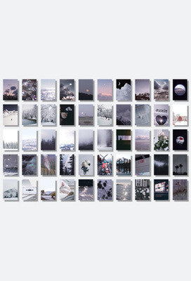 Ye Mipu Pu Fu Qi et autocollants de papier ce compte à main ins simple compte à main collage smal