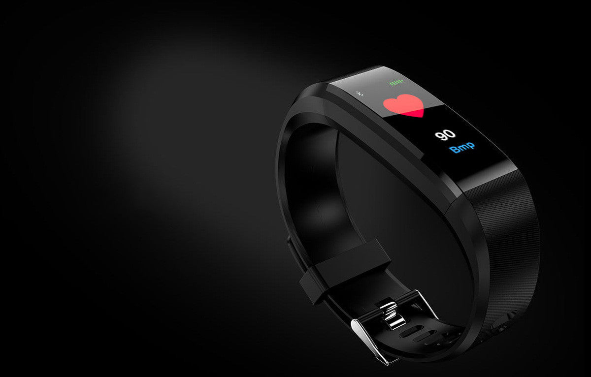 115Plus Smart Bracelet Couleur Écran Sports Pedomètre Fréquence cardiaque Source Explosion en usine G