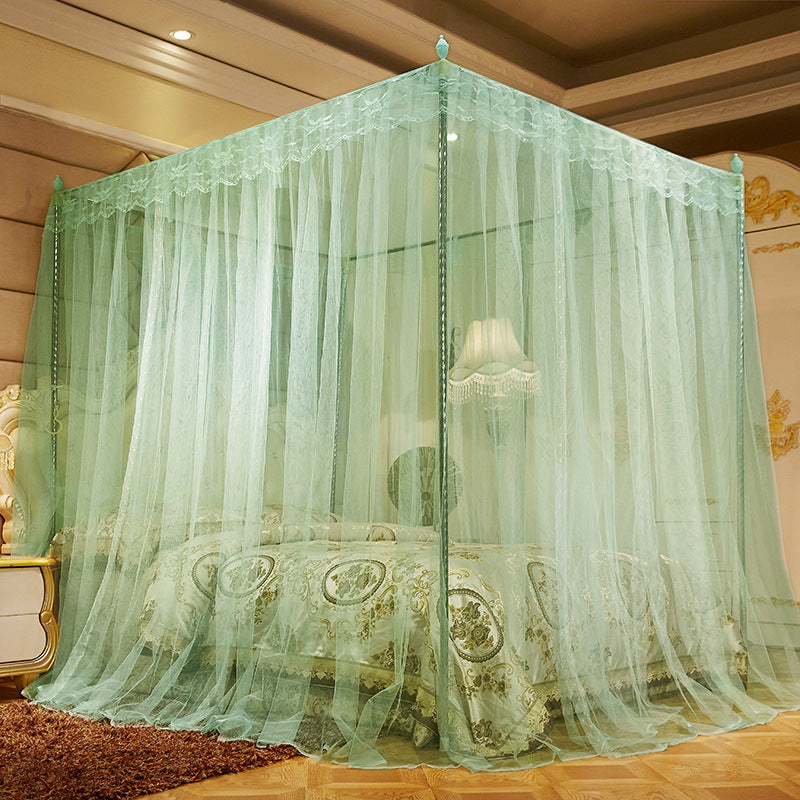 Ménage Mosquito Net princesse Wind Floor Stand chiffré épais Mosquito Net