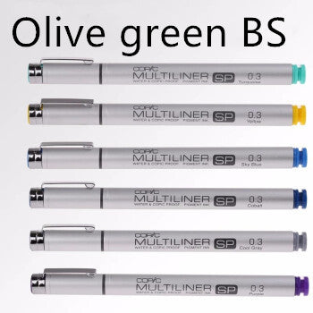 Bien-être Rétroaction Japon Copic Multiliner Sp stylo à aiguille imperméable stylo à aiguille pipe en aluminium