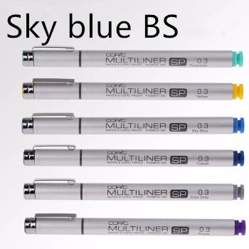Bien-être Rétroaction Japon Copic Multiliner Sp stylo à aiguille imperméable stylo à aiguille pipe en aluminium
