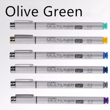 Bien-être Rétroaction Japon Copic Multiliner Sp stylo à aiguille imperméable stylo à aiguille pipe en aluminium