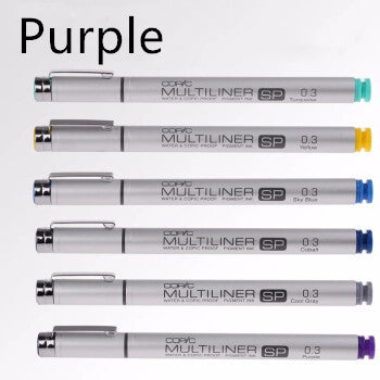 Bien-être Rétroaction Japon Copic Multiliner Sp stylo à aiguille imperméable stylo à aiguille pipe en aluminium