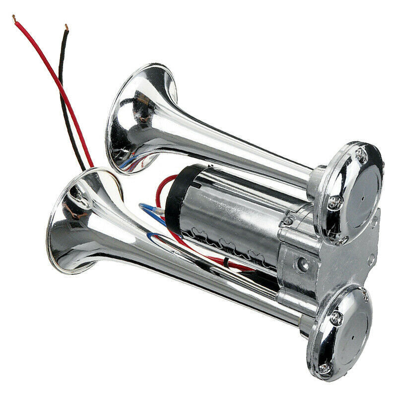 Cor de pompe électrique combiné à double tube métallique avec relais
