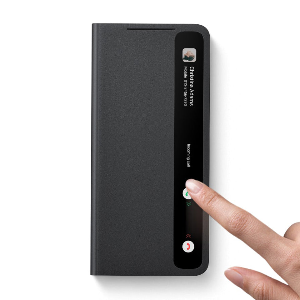 Housse de protection pour téléphone portable Miroir d'origine Housse de protection en silicone Spen Stylus