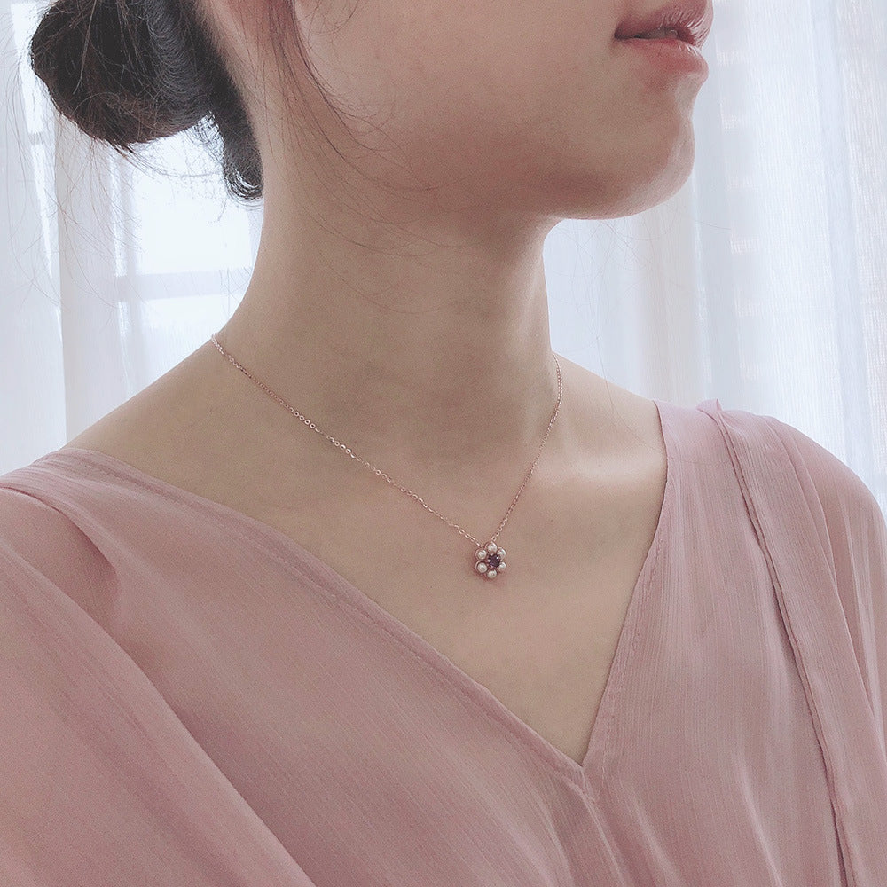 Couleur Trésor Bijoux naturel Améthyste Forme de prune