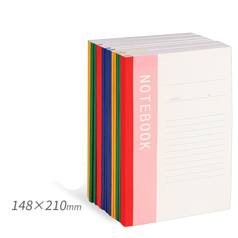 Carnet de notes Simple College Étudiants utiliser Carnet de notes B5 épais A5 journal d'exercices à domicile
