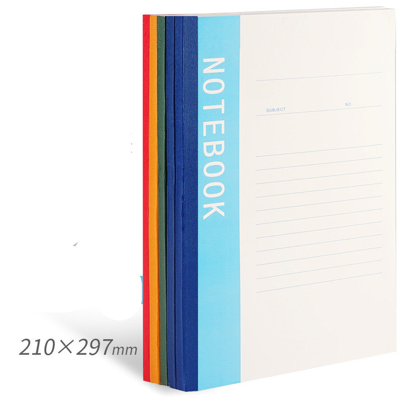 Carnet de notes Simple College Étudiants utiliser Carnet de notes B5 épais A5 journal d'exercices à domicile