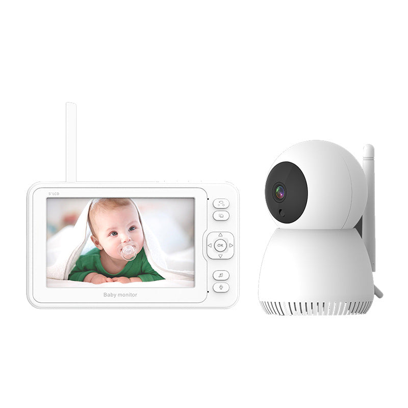 5 pouces grand écran Baby Monitor Baby Monitor Home 1080 P Dispositif de soins pour bébés haute définition
