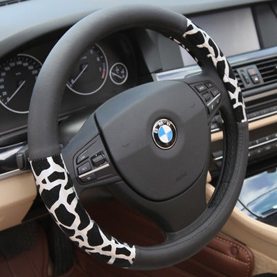 Lady Mute Leopard Imprimer Mode Cuir volant couverture