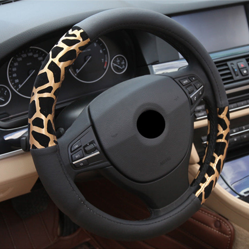 Lady Mute Leopard Imprimer Mode Cuir volant couverture
