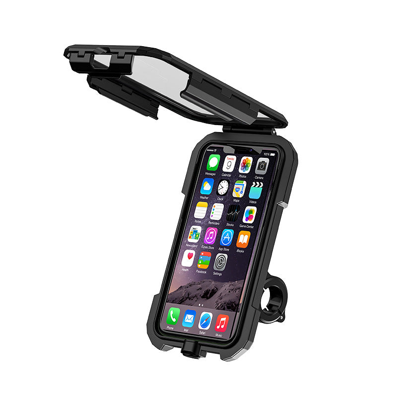 Outdoor Riding Rainproof Charging Porte-cas de téléphone mobile avec charge rapide de câble
