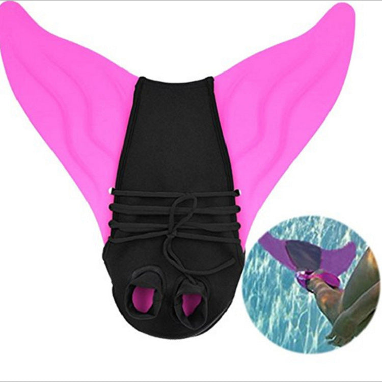 Sirène Maillot Fins Noir Fins Adultes et Enfants
