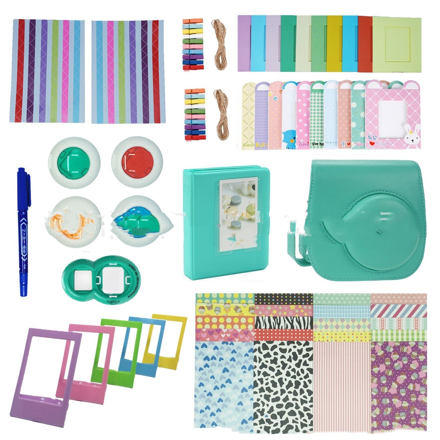 Accessoires pour appareil photo Convient pour Mini Camera Bag Photo Album Cadre Photo Selfie Mirror Filt