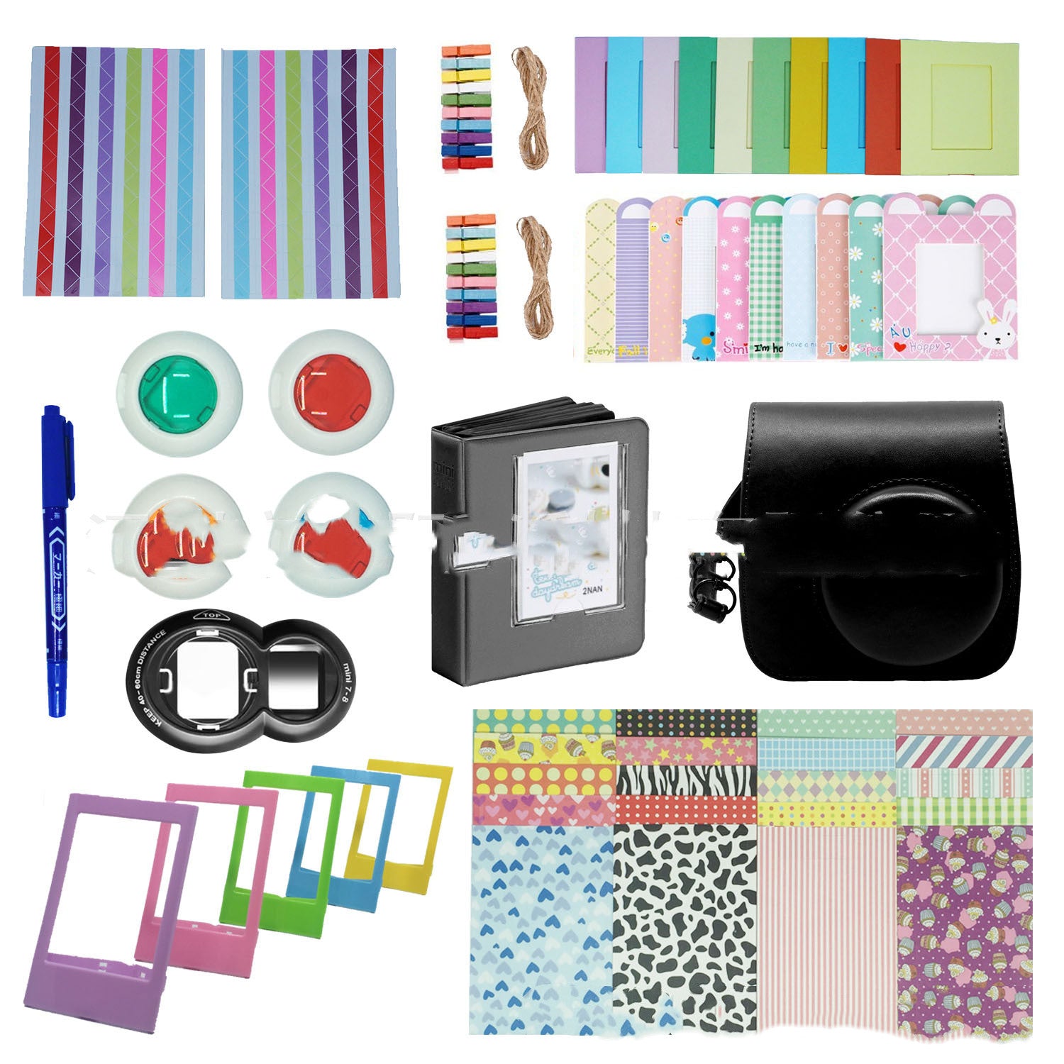 Accessoires pour appareil photo Convient pour Mini Camera Bag Photo Album Cadre Photo Selfie Mirror Filt