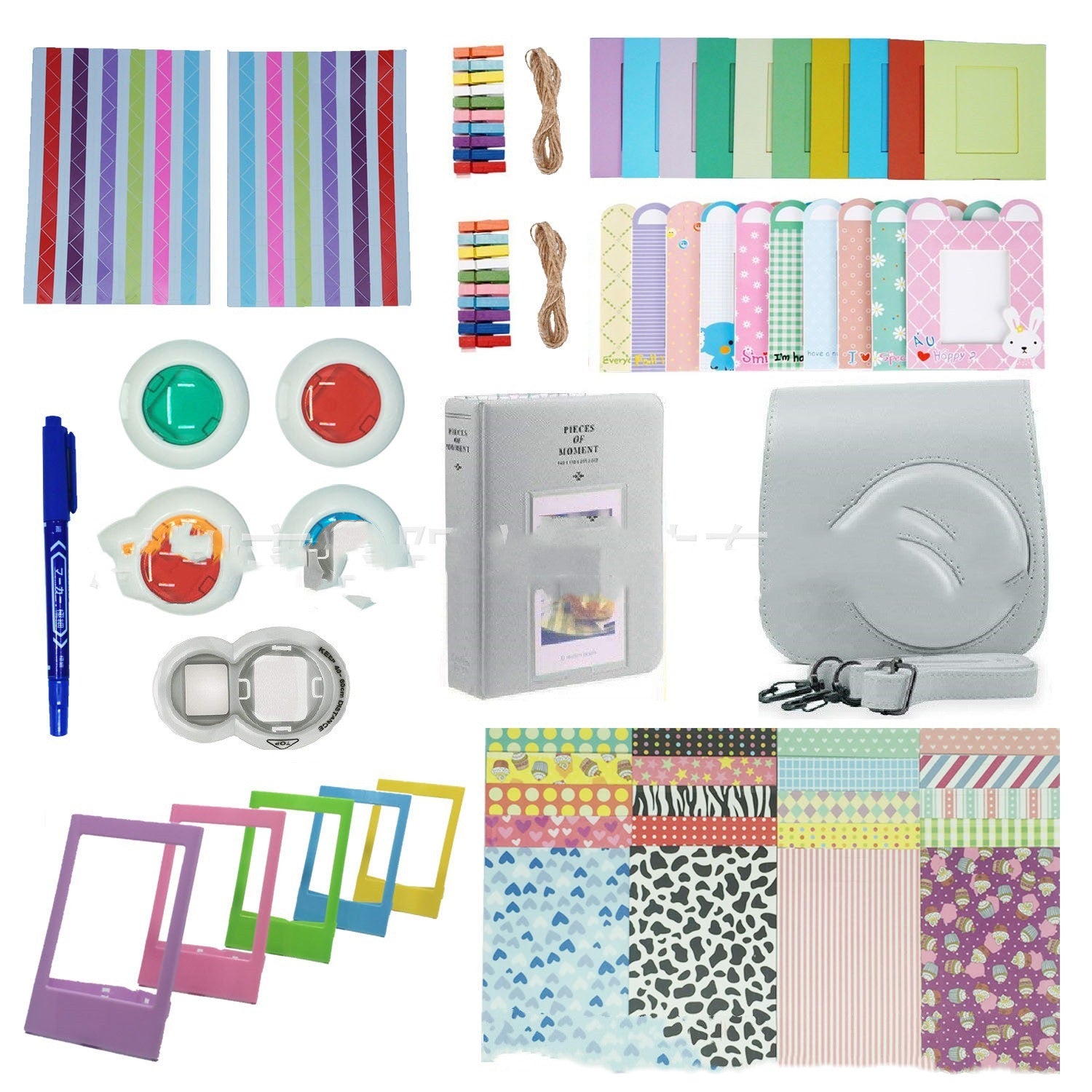 Accessoires pour appareil photo Convient pour Mini Camera Bag Photo Album Cadre Photo Selfie Mirror Filt
