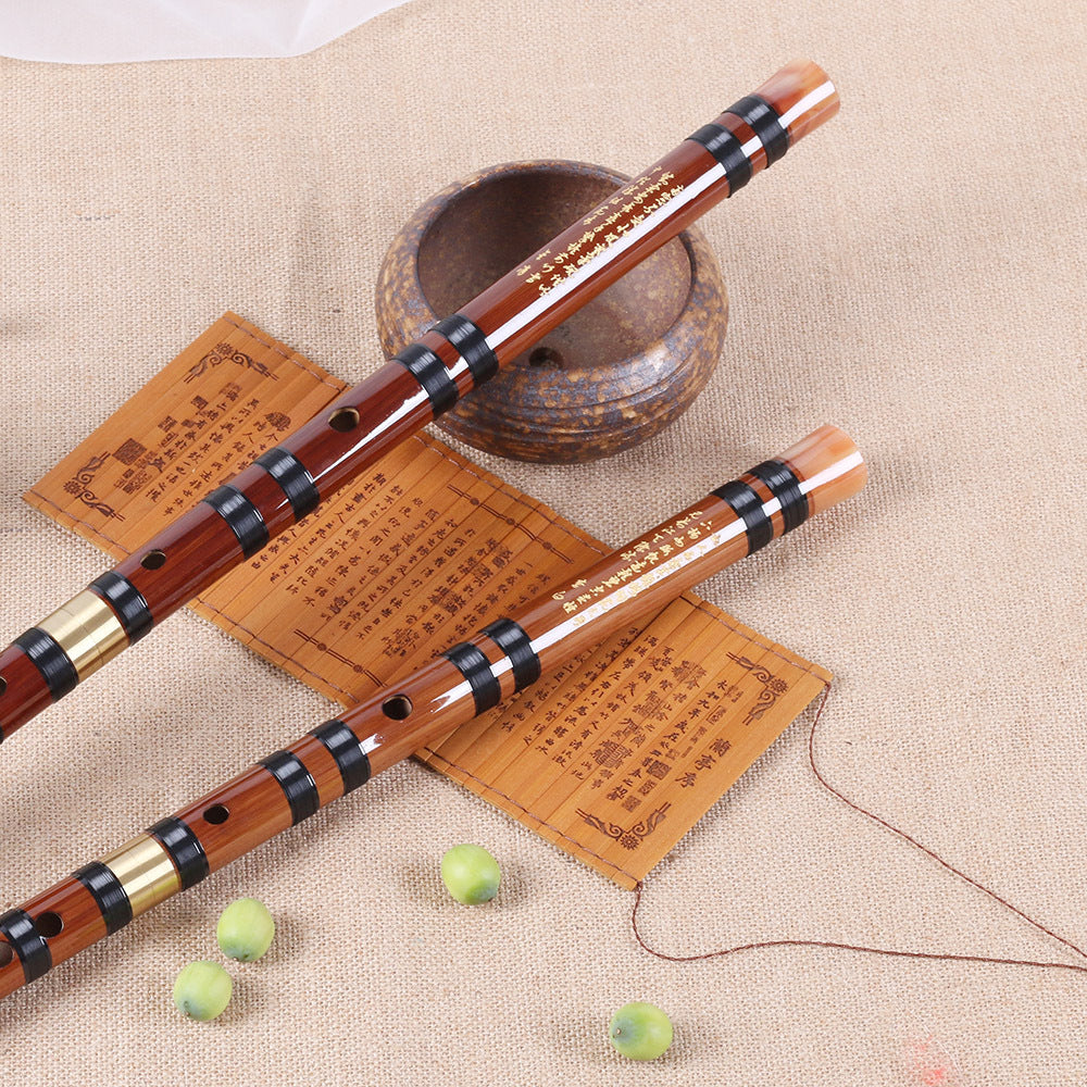 Bamboo Flûte professionnelle Woodwind Instruments de musique C D E F G Key Chinese Dizi Transver