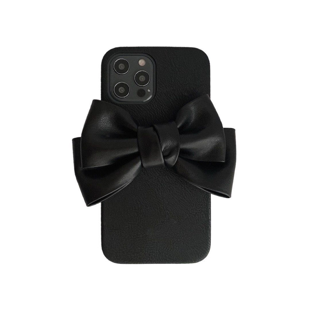 Étui de téléphone portable en cuir Big Bow