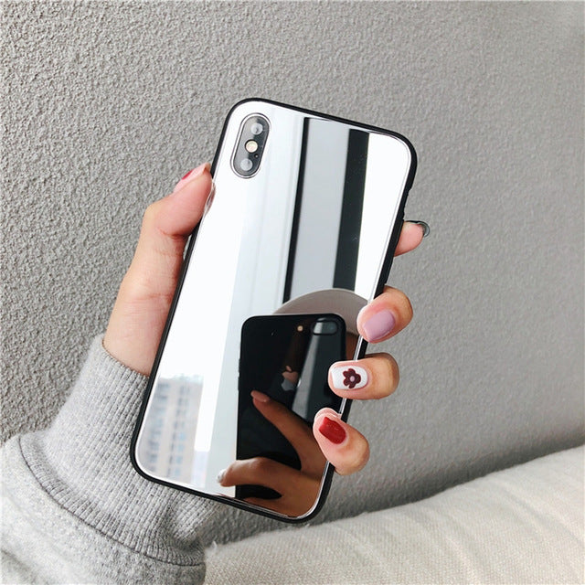 Maquillage de l'affaire Selfie en verre