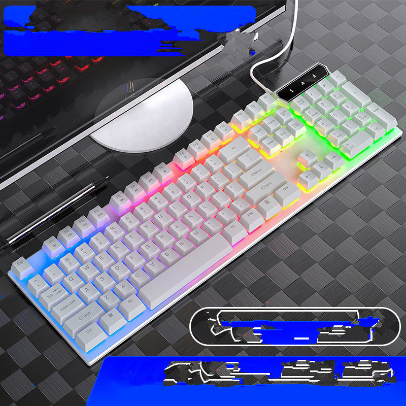 Manipulateur Feel Gaming Keyboard and Mouse Set Desktop Notebook General But Ordinateur W
