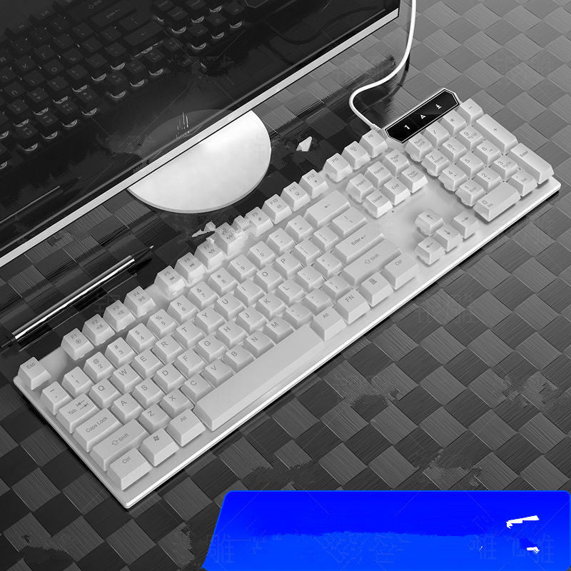 Manipulateur Feel Gaming Keyboard and Mouse Set Desktop Notebook General But Ordinateur W