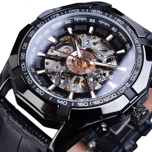 A Drop Shipping Forsining Watch Mode Homme Casual Classic Populaire Waterproof Manual Mec