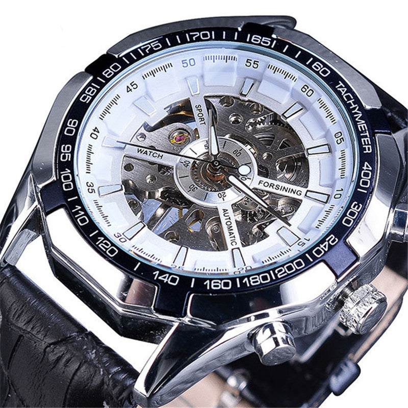 A Drop Shipping Forsining Watch Mode Homme Casual Classic Populaire Waterproof Manual Mec