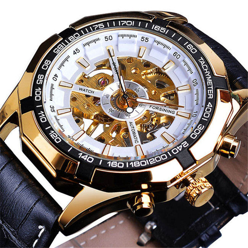 A Drop Shipping Forsining Watch Mode Homme Casual Classic Populaire Waterproof Manual Mec