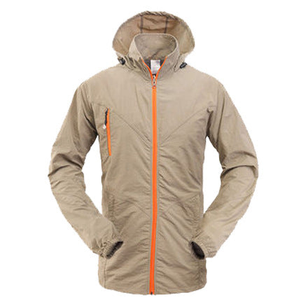 Veste respirante pour hommes à séchage rapide