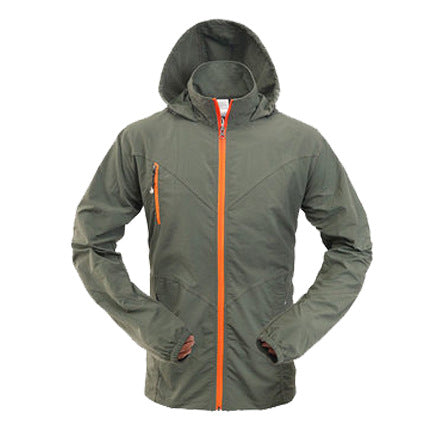 Veste respirante pour hommes à séchage rapide