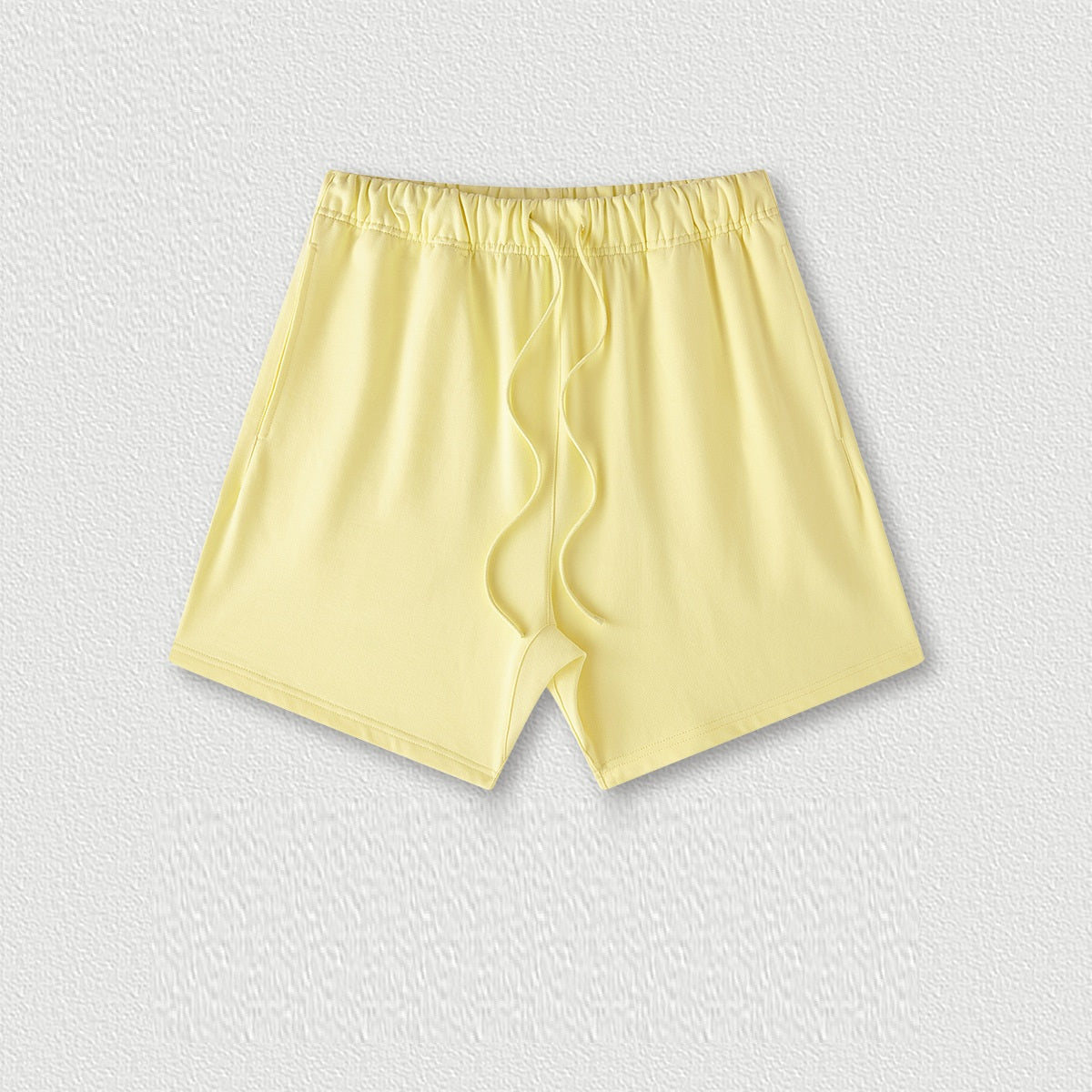 Couleur de la Terre Style de base Short en coton moyen et grand pour enfants