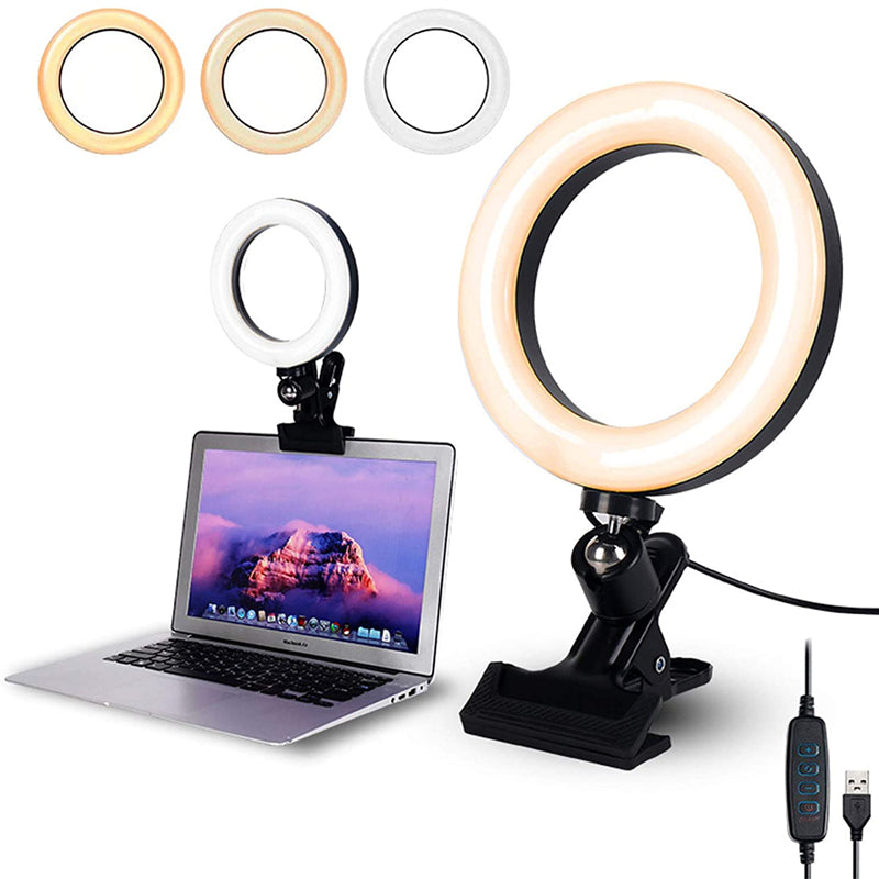 Éclairage spécial transfrontalier pour bureau Clip Mobile Computer Video Conference