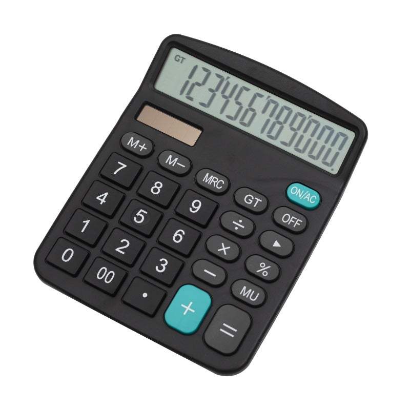 Grand écran 12-Digit Vrai Calculateur de bureau solaire 837 Calculateur financier M28 Calculateur