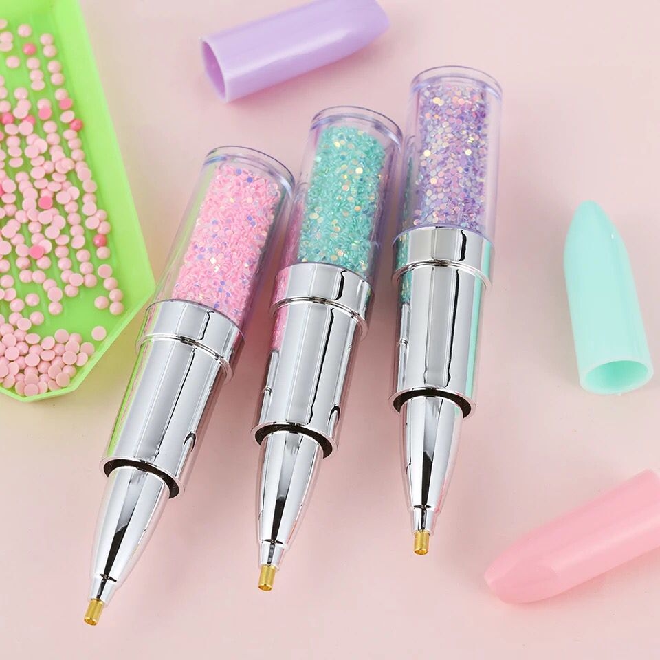 Ensemble d'outils de perceur de point de peinture diamant stylo point de croix broderie diamant