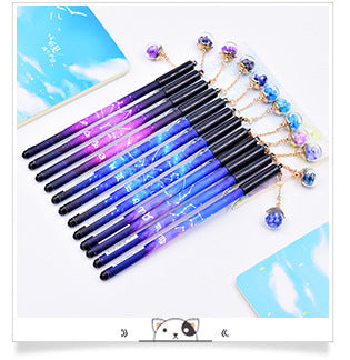 12 Constellations Romantique Black Gel Pen