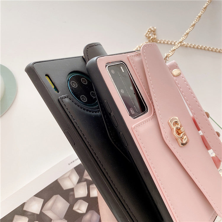 Leather Pattern Sac à main Étui de téléphone mobile pour protection Huawei