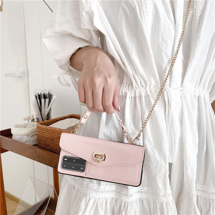 Leather Pattern Sac à main Étui de téléphone mobile pour protection Huawei
