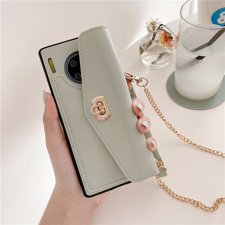 Leather Pattern Sac à main Étui de téléphone mobile pour protection Huawei
